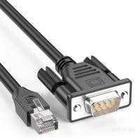 ราคา ZUO RJ45 ถึง DB9 RS232 Serial Port สายไฟชายหญิงตัวเชื่อมต่อสายไฟ 50 ซม 3 0 M (24196790045)