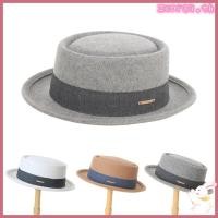 ราคา หมวก Fedora ทรงVintage สานด้วยผ้าขนสัตว์ เหมาะสำหรับทั้งชายและหญิง พร้อมลายขอบพิมพ์ ใช้งานได้หลากหลายโอกาส (54006504637)