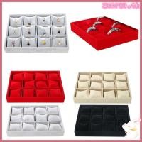 ราคา ZUO Velvets ตู้โชว์นาฬิกาถาด 12 ช่องถาดเก็บนาฬิกาขาตั้งจอแสดงผลสําหรับร้านค้า (53006508440)