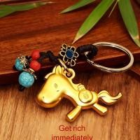 ราคา ของขวัญปีใหม่ พวงกุญแจนำโชค จี้ห้อยกระเป๋า ของตกแต่งปีม้า คลิปคาราบิเนอร์ขนาดกะทัดรัด งานฝีมือโลหะผสมสังกะสีทนทาน เหมาะสำหรับกระเป๋าและกุญแจ (47503536634)