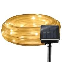 ราคา Solar IP65 Auto On Off สตริงไฟ LED พลังงานแสงอาทิตย์ กันน้ำ แถบแสงตกแต่งสวน ระบบแสงอัตโนมัติ ปลั๊กดิน แสงสว่างกลางแจ้ง สายไฟทองแดง แสงสว่างพลังงานแสงอาทิตย์ สำหรับเต็นท์และลานบ้าน (48302398510)