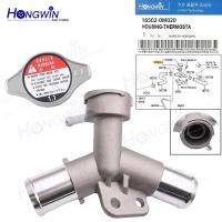 ราคา 16502 0M020 1640131520 Coolant Thermostat ฝาครอบฝาครอบน้ํา Outlet สําหรับ Toyota Yaris Vitz Belta Vios 2014 16 165020M020 (55854072620)