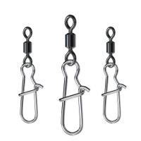 ราคา CRAZY SHARK 50 Pieces Fishing Swivels Snap Swivels Corrosion Resistant Saltwater Fishing Tackle Lure Snap Lure Rig Swivels Fishing Snap (41255313783)
