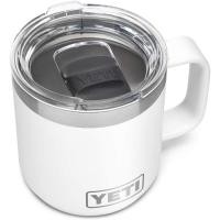 ราคา YETI Rambler 10oz 296ml Insulated Mug with Lid Magnetic Slide White Parallel Import (52000208323)