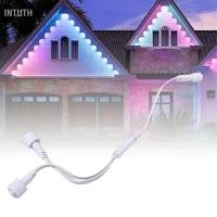 ราคา Intuth Intuth Y Splitter Fit สำหรับ Govee H705A H705B H705C 3 Pin ถาวรกลางแจ้ง 1 ชาย 2 หญิงรูปสาย (53456349512)