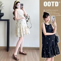 ราคา ชุดคลุมท้องแฟชั่นฤดูร้อนอินเทรนด์ แม่ โค้งคํานับ ชุดเสื้อกั๊กแขนกุด (26431376248)