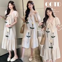 ราคา ชุดคลุมท้องฤดูร้อนสไตล์ใหม่หลวม ผอมลง ดูชุดคลุมท้อง (41301954218)