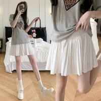 ราคา กระโปรงคนท้อง ฤดูร้อน สินค้าใหม่ แฟชั่น จีบ ท้อง ยก กระโปรงทรงเอ (26306746971)