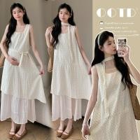 ราคา ชุดคลุมท้อง ฤดูร้อนลายจุดเย็บชุดคลุมท้อง (40652829499)