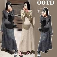 ราคา ชุดคลุมท้องลายกระโปรงยาว สไตล์เรียบหรู สำหรับฤดูใบไม้ผลิ (42229009233)