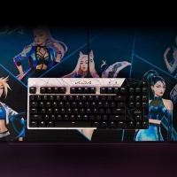ราคา Controle Ps5 Replica Logitech G PRO KDA Limited Edition Mechanical Keyboard การเชื่อมต่อแบบมีสาย Brown Axis Compact 87 Key Gaming Grade Keyboard (40229387084)