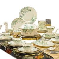 ราคา Bone China ชุดอาหารเย็น Life As You Wish ชามชุดจานของขวัญบ้าน (49503962792)