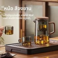 ราคา หม้อชาชงง่ายพร้อมที่กรองชาแก้ว ถ้วยตุ๋นทนความร้อนสําหรับบ้านและสํานักงาน (45253967695)