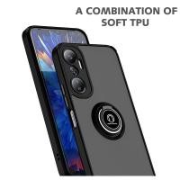 ราคา เคสโทรศัพท์สําหรับ Infinix Hot 20 20 Play 20s 20 5G X6826 X6826B X6826C X666 X666B X6825 X6827 โปร่งแสง Frosted ฝาครอบแหวนหมุนได้ขาตั้งกันกระแทกกันชนกรณี (55954551105)