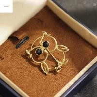 ราคา เข็มกลัดนกฮูก Rhinestone เครื่องประดับแฟชั่น vintage สัตว์โลหะ ของขวัญพิเศษ (46857555674)