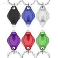 ราคา GOURMETGALORE พวงกุญแจ โคมไฟ LED ฉุกเฉิน ไฟฉาย LED แบบพกพาบีบไฟฉายพกพาหลากสี Mini Key Ring Light Camping Hiking (55156405933)