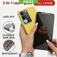 ราคา PBZZ Jelly สี 2 in 1 เซรามิคความเป็นส่วนตัวกระจกนิรภัย กรณีสําหรับ VIVO V29 5G v27 V27E y100 V29E 5g VIVO V29 PRO 5G เคสโทรศัพท์ออกแบบใหม่น่ารักความงาม GDMFK01 (51206656046)