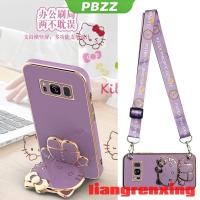 ราคา PBZZ เคส samsung s8 plus เคสซัมซุง s8 เคสโทรศัพท์มือถือ ซิลิโคนนิ่ม กันกระแทก พร้อมสายคล้องคอ และที่ตั้งวาง สําหรับ samsung s8 plus s8 WDKTM01 น่ารัก ลายการ์ตูน กันกระแทก (19581008086)