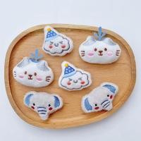 ราคา พร้อมส่ง เข็มกลัดตุ๊กตา แมว ช้าง เมฆ ติดกระเป๋า (24367297578)