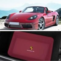 ราคา PORSCHE 718 trunk mat Cayman trunk mat Boxster special interior red leather mat (28137479500)