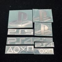 ราคา PS5 silver stickers game console metal stickers PS4 console decorative LOGO stickers SONY decorative metal stickers (42862577450)
