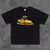 ราคา MAZDA racing short sleeved shirt RX 7 car graphic JDM style breathable T shirt (53855727890)