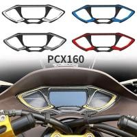 ราคา PCX160 Motorcycle Carbon Fiber Texture Anti Scratch Sticker PCX160 Dashboard Protector Frame Sticker (53157017441)