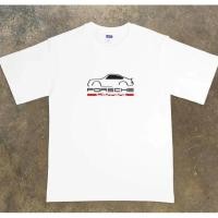 ราคา PORSCHE Car T Shirt Carrera Cup Track Version Cotton Short Sleeve (53055816663)