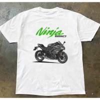 ราคา Kawasaki cotton T shirt short sleeved with NINJA650 motorcycle graphic print (51155488641)