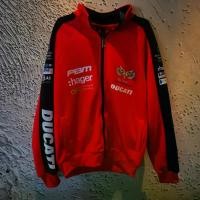ราคา DUCATI MOTOGP red jacket Supersport Multistrada Diavel motorcycle riding baseball jacket (48604882130)