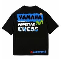ราคา YAMAHA cartoon letter short sleeved T shirt XMAX300 NAMX155 R1 R3 motorcycle riding T shirt (47305360979)