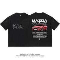 ราคา MAZDA short sleeved JDM style ATENZA car graphic printed cotton T shirt (47055750109)