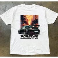 ราคา 911 GT3 RS car graphic T shirt custom clothing from PORSCHE car club (46105832769)