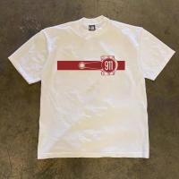 ราคา 911 Logo White Short Sleeve 718 macan lemans Racing Style Cotton T Shirt (44955259732)