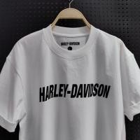 ราคา Davidson short sleeved heavyweight loose fitting American style print XL883 DYNA STREET BOB motorcycle riding breathable white T shirt (41278058989)