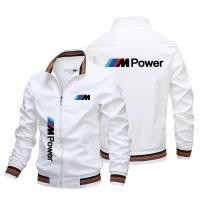ราคา M POWER Jacket BMW Car Outdoor Driving Sunscreen Baseball Uniform Racing Style Jacket Stand Up Collar Zipper Flight Jacket (29374235476)