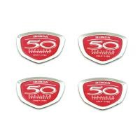 ราคา HONDA red logo DIO JULIO 50th anniversary logo sticker motorcycle shell decorative sticker (28728021328)
