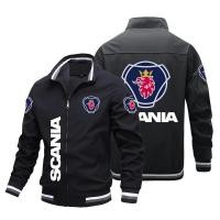 ราคา SCANIA jacket stylish stand collar zipper windbreaker custom clothing for truck enthusiasts flight jacket for heavy truck drivers (27174009010)