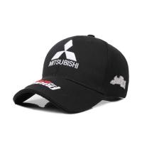 ราคา Mitsubishi Rally Custom Embroidered Racing Cap ASX EVO Outlander Pajero Lancer EVOLUTION Outdoor Driving Sun Visor Baseball Cap (22122092680)