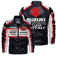 ราคา MOTOGP SUZUKI Race Jacket Windproof Leather GSX R600 GSX650F B King Katana DL650 GSX R750 K5 K6 K7 K8 K9 GSX R1000 Hayabusa GSR750 GW250 FGSX S1000F SFV650 Racing Long Sleeve Thin Rain Jacket (2178321