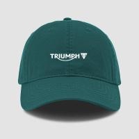 ราคา Triumph motorcycle shop custom work cap rider club custom baseball cap TRIDENT 660 STREET TRIPLE R SCRAMBLER1200 T120 T100 BOBBER outdoor riding sun visor (19687950892)