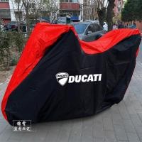 ราคา Suitable For DUCATI Motorcycle Jersey 959 Panigale V2 V4 XDiavelS1260 Hypermotard950 Scrambler800 icon Monster696 821 MTS950 Outdoor Rainproof Dustproof Car Cover (13781893611)