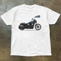 ราคา INDIAN motorcycle short sleeved shirt retro cotton T shirt with SCOUT graphic print (43228673824)