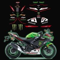 ราคา Kawasaki stickers NINJA400 motorcycle body stickers WSBK MotoGP racing prints (42661469405)