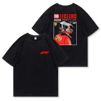 ราคา F1 racing short sleeved shirt Leclerc racing driver graphic outdoor sports breathable T shirt (55605696368)