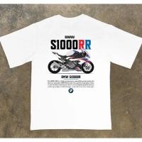 ราคา BMW cotton T shirt with S1000RR motorcycle graphic print outdoor racing style short sleeve (44905800389)