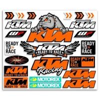 ราคา KTM car sticker RC390 1290ADV DUKE790 DUKE250 DUKE390 DUKE690 DUKE890 motorcycle shell decorative reflective waterproof sticker (25808577452)