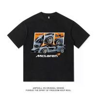 ราคา McLaren short sleeved P1 car illustration print racing style cotton T shirt (51205811027)