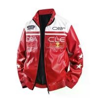 ราคา F1 racing suits embroidered workwear RED BUL team custom leather jackets Verstappen outdoor sports baseball jackets (50206100300)