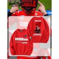 ราคา สเวตเตอร์คอกลมลาย MotoGP Ducati เลขทีม Marquez Racing เสื้อยืดแขนยาว (51053941307)